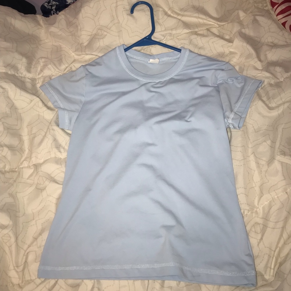 Baby blue T-shirt